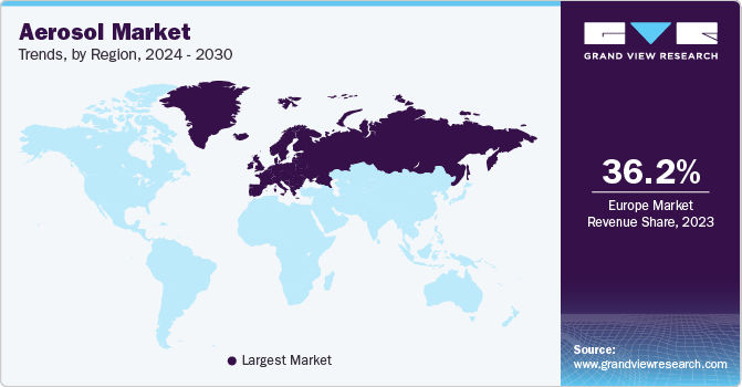 Aerosol Market Trends, by Region, 2023 - 2030